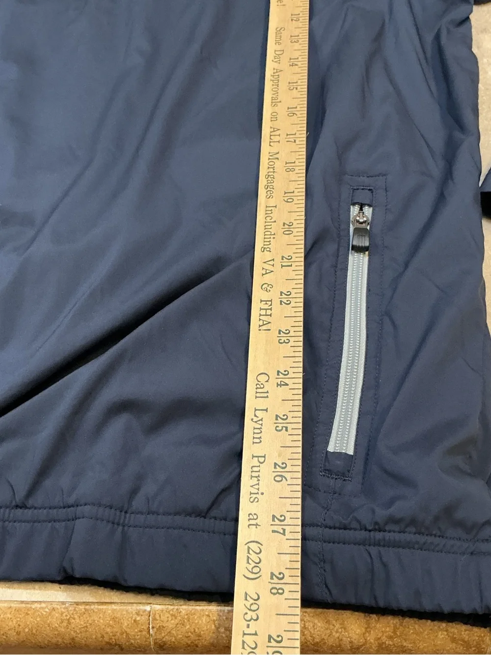 Adidas Men’s SZ XL Climaproof Pullover Quarter Zip Windbreaker Navy Blue
